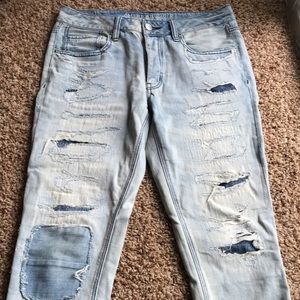 American eagle tomgirl style jeans